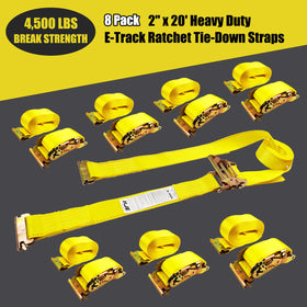 KJE heavy-duty 2-inch webbing resists stretch under load.