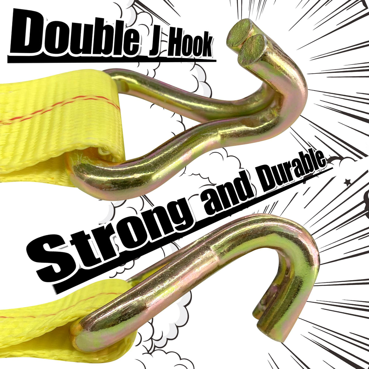 KJE J-hooks fit most flatbeds for versatile securing options.
