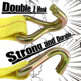 KJE J-hooks fit most flatbeds for versatile securing options.