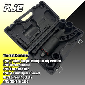 KJE rocker handle and extension bar for comfortable leverage