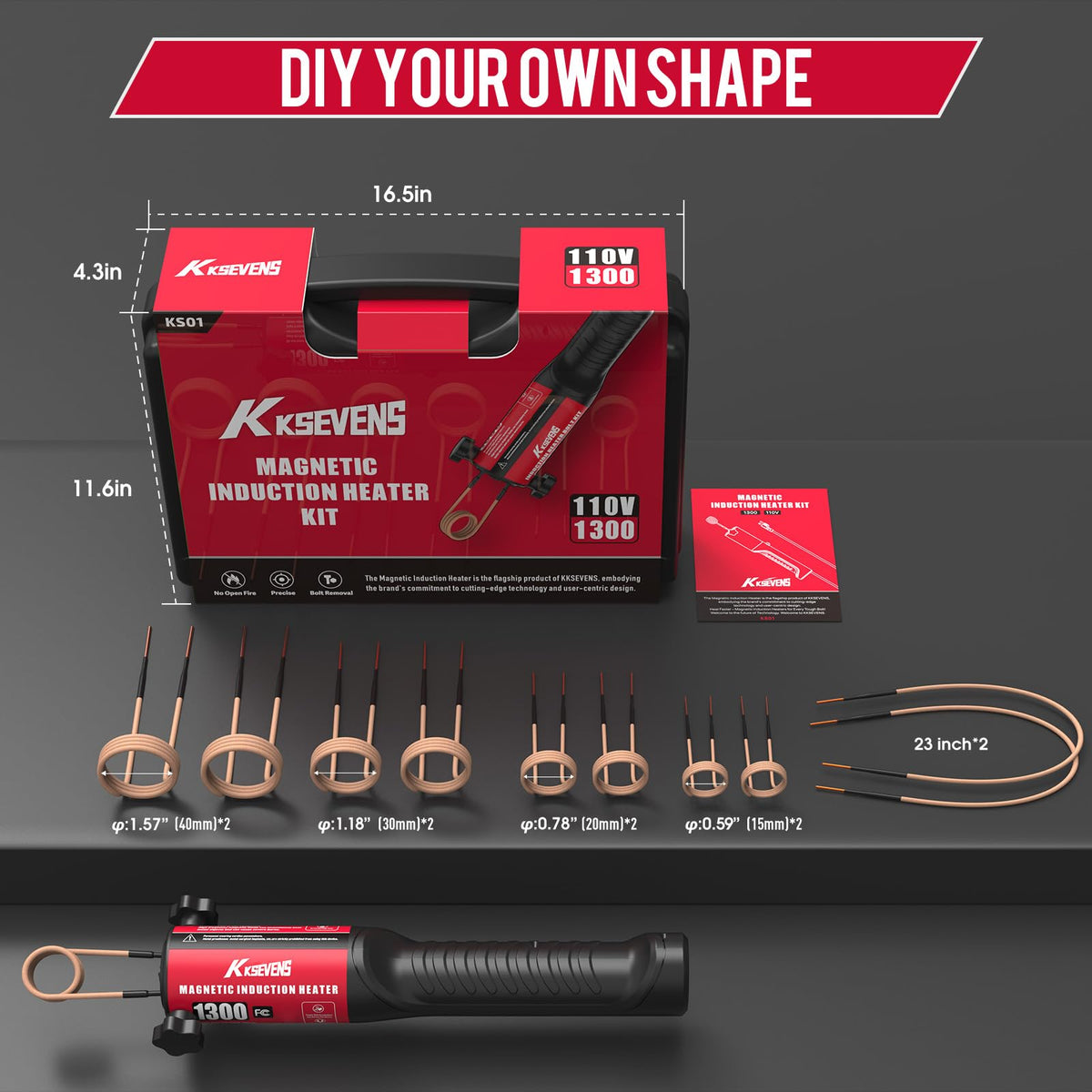KKSEVENS compact kit suitable for automotive repairs and heat treating small parts