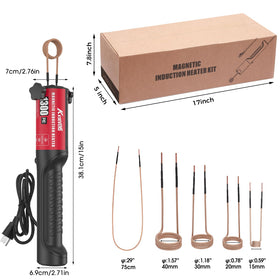 KKSEVENS heater with five-coil kit enables versatile bolt removal