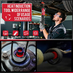 KKSEVENS induction heater cooling system in operation to prevent overheating