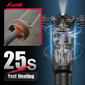 KKSEVENS heater ergonomic non-slip handle for comfortable use