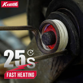 KKSEVENS induction heater ergonomic non-slip handle improves grip and control.