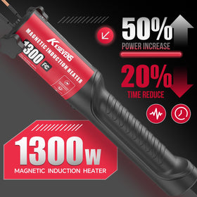 KKSEVENS heater with built-in LED light for precise visibility
