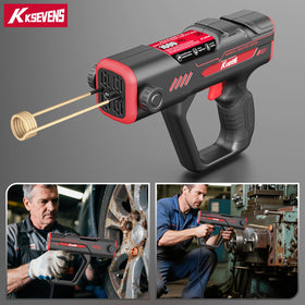 KKSEVENS induction heater used on rusty bolts in automotive tasks with ease.