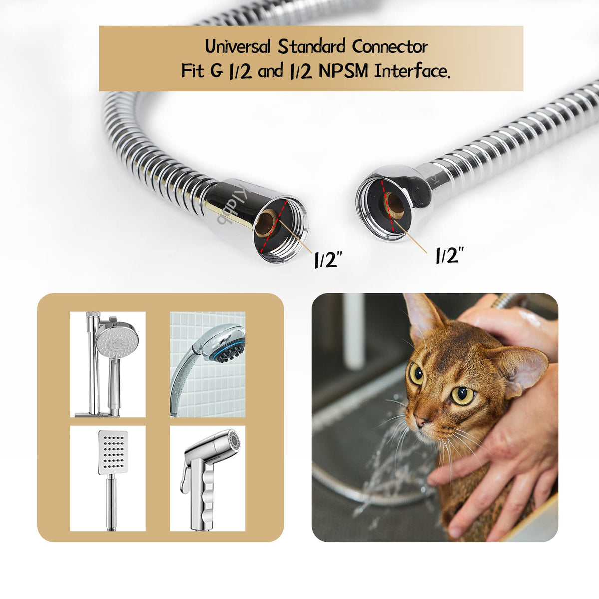 Klabb corrosion-resistant hose remains clean and flexible after use.