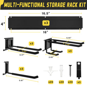 klasit carbon steel construction delivers durability for garage use.