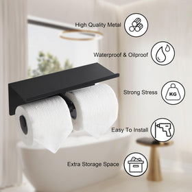 KLDKLD shelf area holds phone or glasses securely