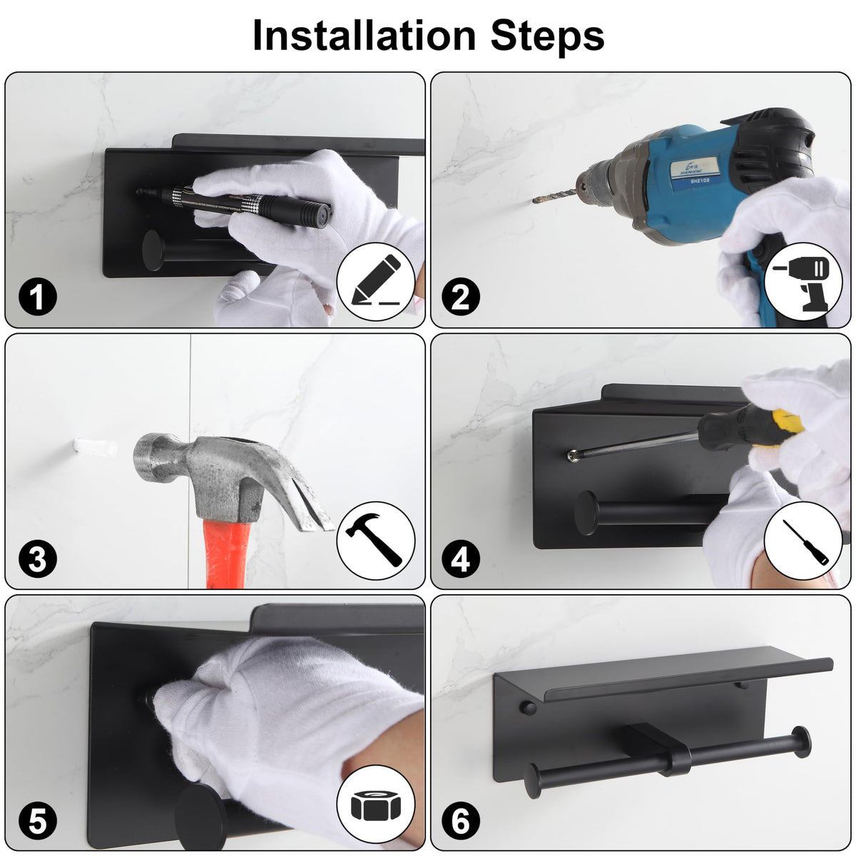 KLDKLD universal fit for standard toilet paper rolls