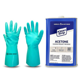 Klean Strip acetone 16oz bottle ready for cleaning and surface prep.