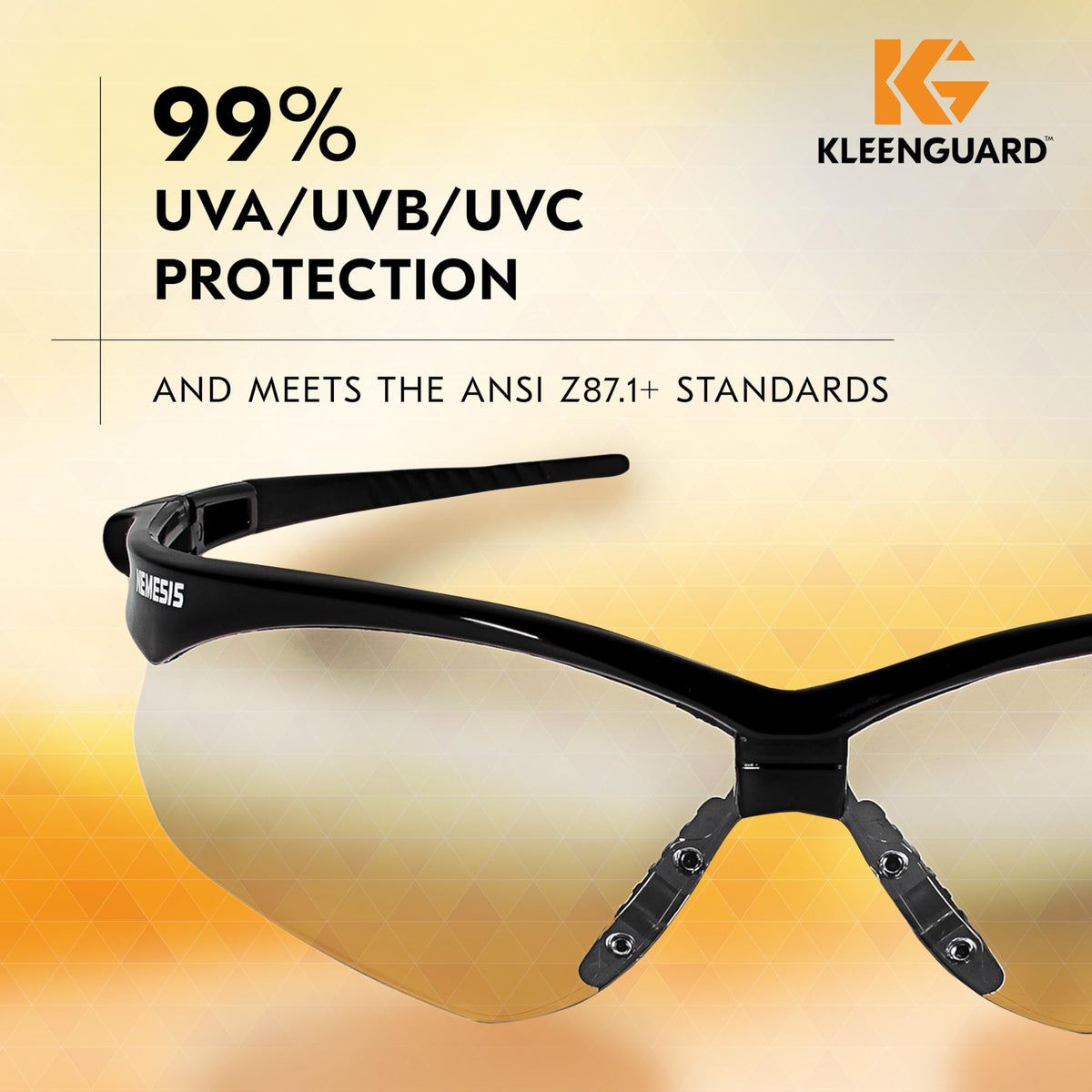 KleenGuard Nemesis meets ANSI Z87.1+ safety standards