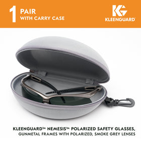 KleenGuard Nemesis gunmetal frame offers durable, stylish wear