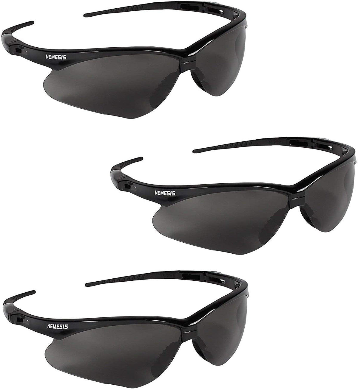 KLEENGUARD Nemesis safety glasses side view with UV protection and glare reduction
