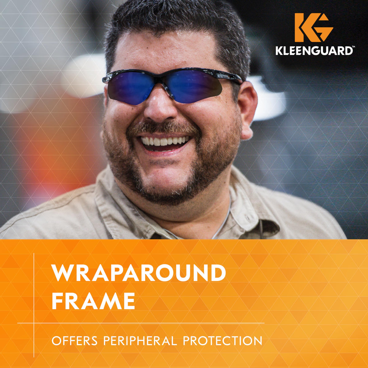 KLEENGUARD Nemesis lenses offer 99.9% UVA/UVB/UVC protection for daily tasks.