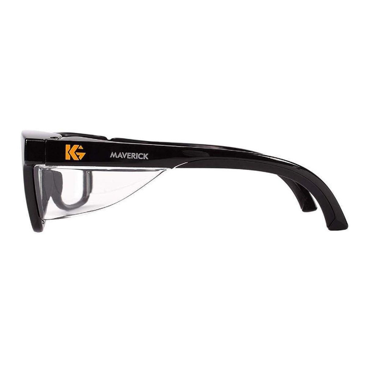 KleenGuard V30 Maverick safety glasses protect against UVA/UVB/UVC while staying lightweight.