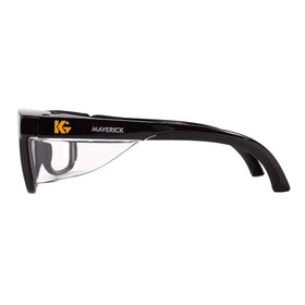 KleenGuard V30 Maverick safety glasses protect against UVA/UVB/UVC while staying lightweight.