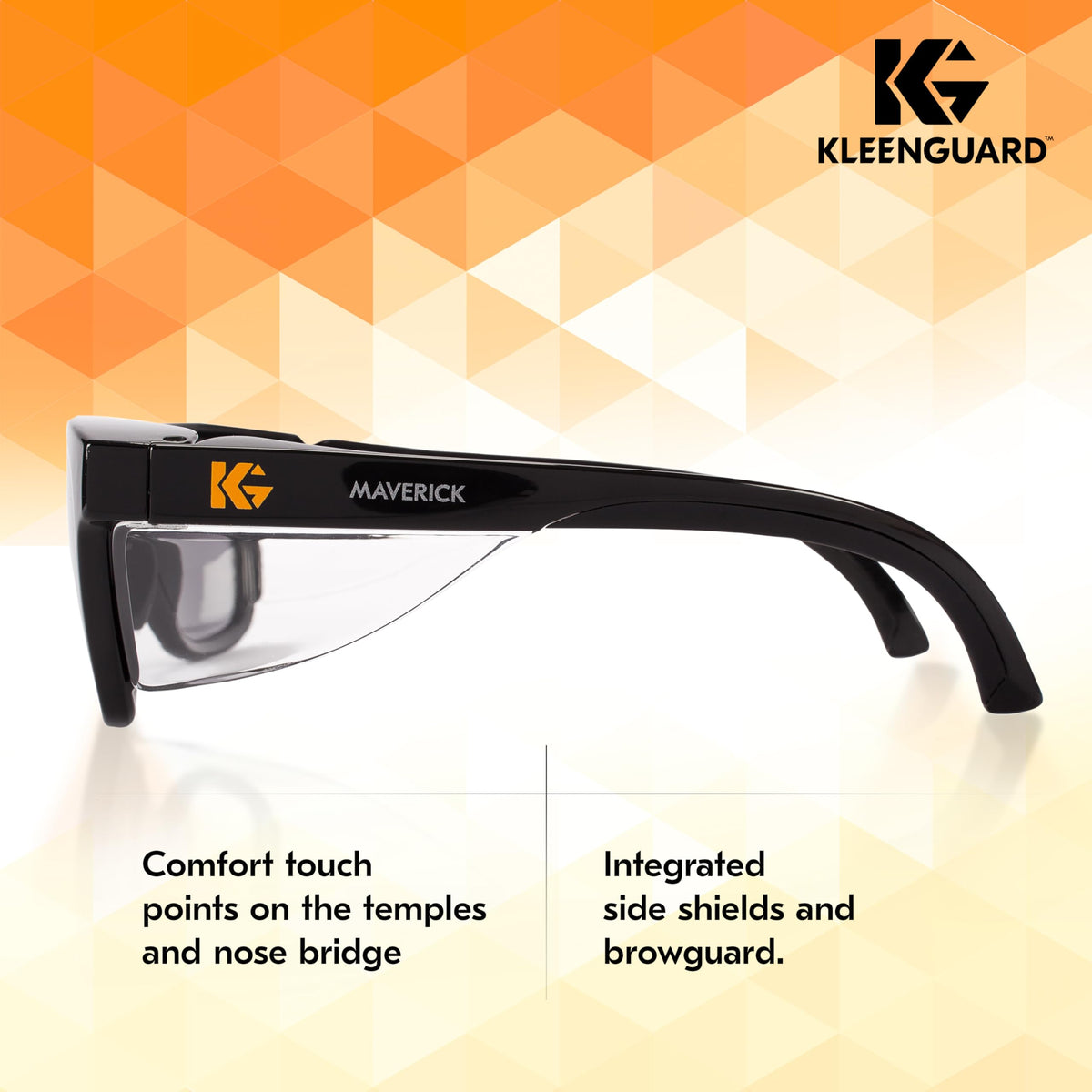 KleenVision anti-fog coating on Maverick maintains clarity during use.