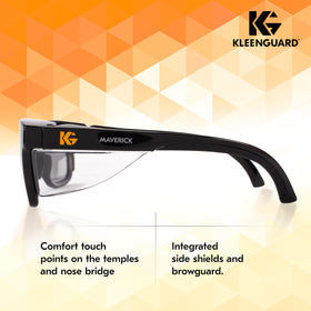 KleenVision anti-fog coating on Maverick maintains clarity during use.