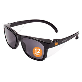 KleenGuard V30 Maverick with smoked lenses offering clear view and anti-fog performance.