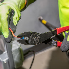Klein Tools 1005 tapered nose aids in tight-space crimping
