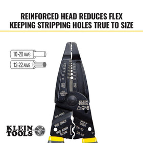 Klein Tools 1009 blade close-up highlights precision cutting performance