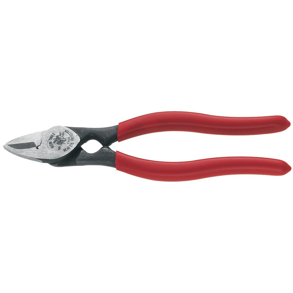 Klein Tools 1104 BX cable cutter cutting BX cable for durable wiring tasks.