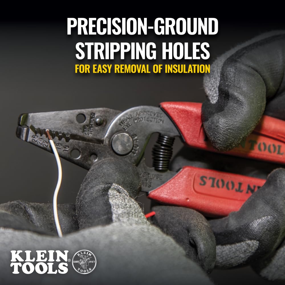 Klein Tools 11046 handles 16-26 AWG stranded wire.