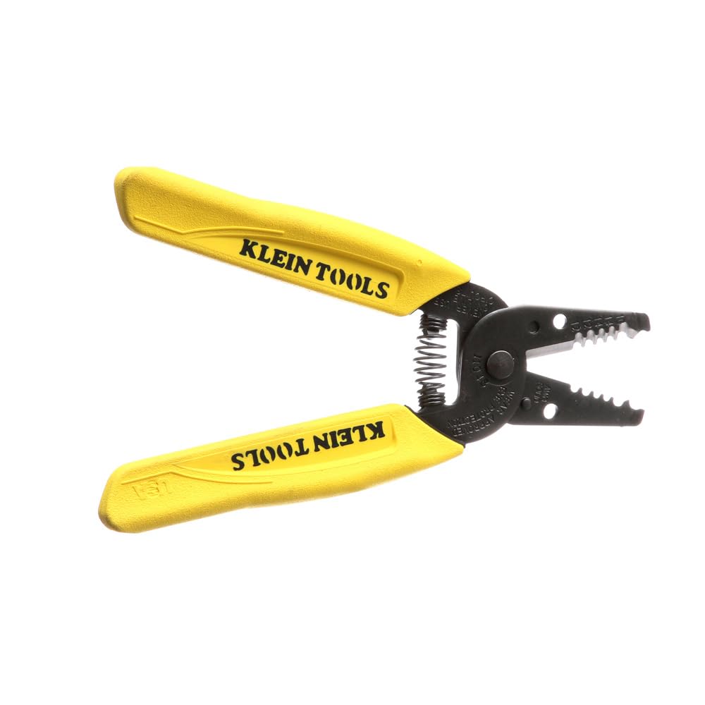 Klein Tools 11048 in-use demonstrates professional-grade stripping capability