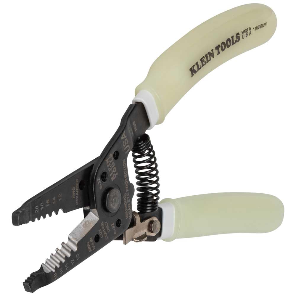 Klein Tools 11055GLW cleanly shears screws 6-32 and 8-32 when needed.