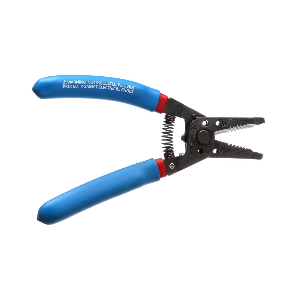 Klein Tools 11057 ergonomically curved handles with double-dipped grips offer comfort