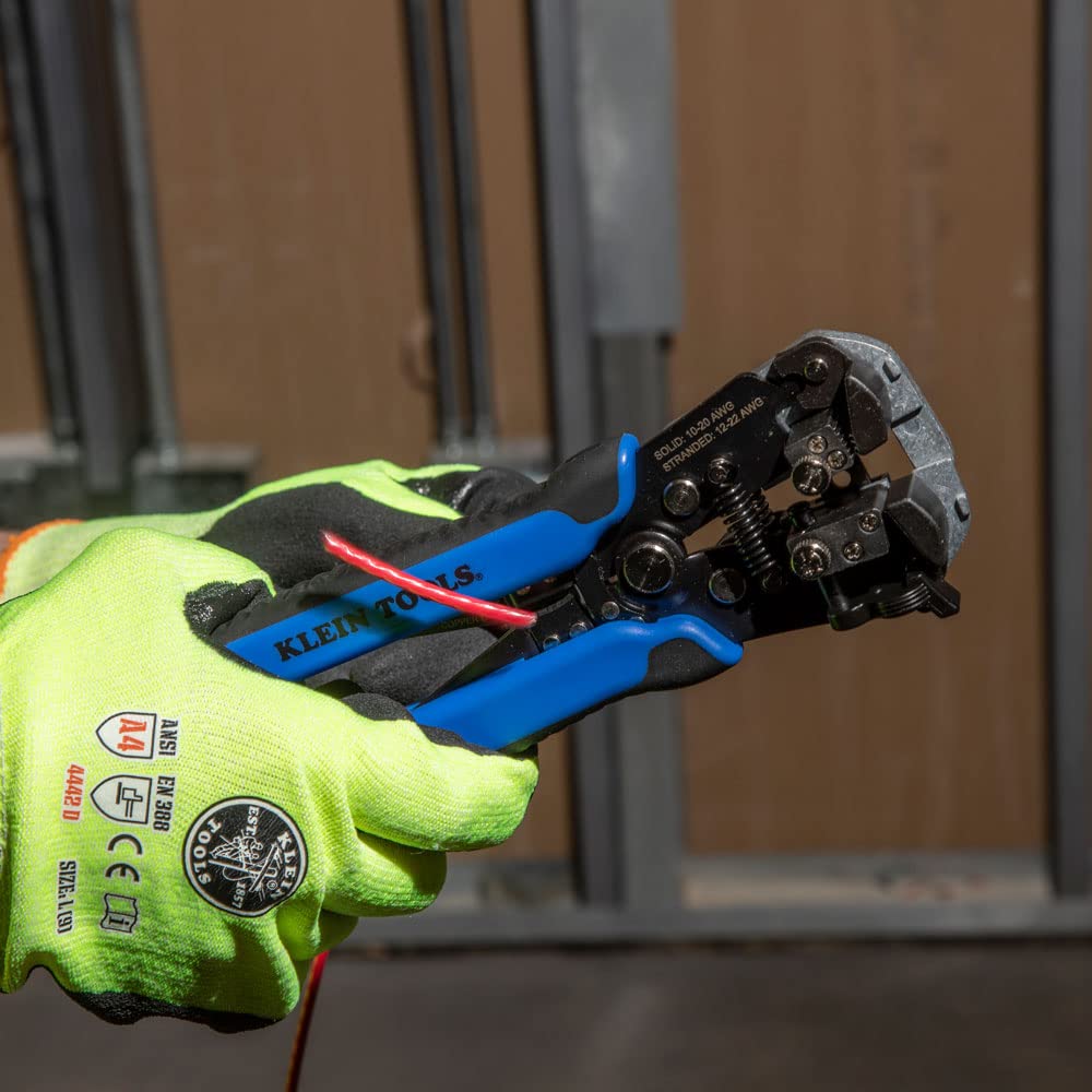 Klein Tools 11061 integrated wire cutter adds mid task convenience