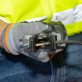 Optional wire stopper attachment enables repeatable strip lengths