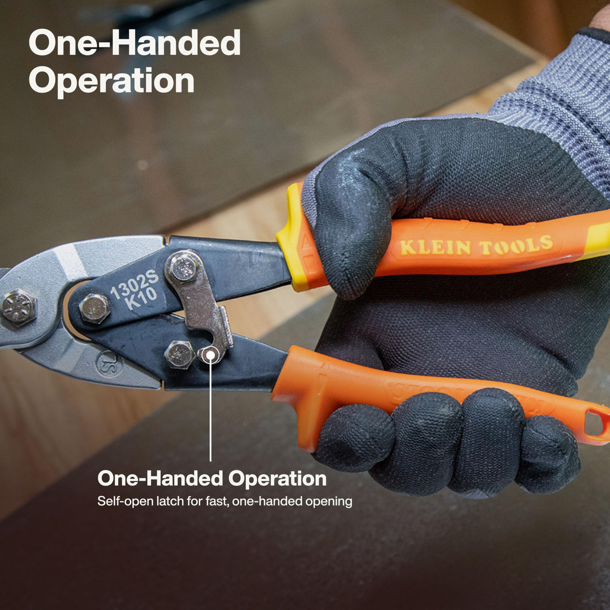 Klein Tools 1302S color-coded handles aid pattern identification.