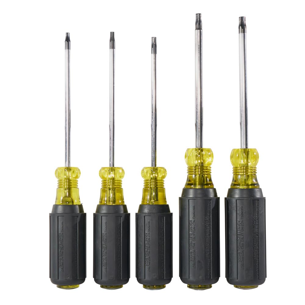 Klein Tools 19555 in-use screwdriver demonstrating torque transfer