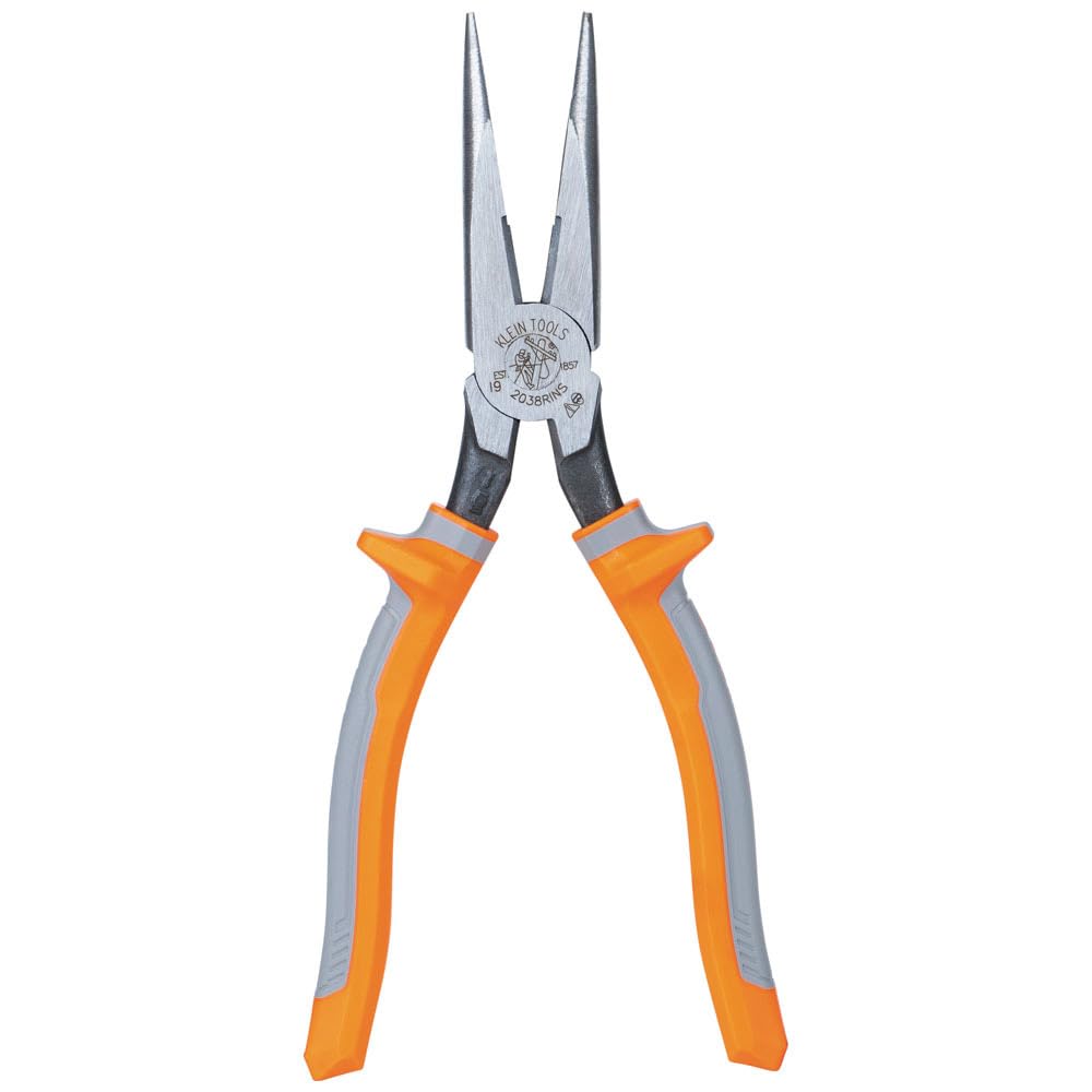Klein Tools 2038RINS pliers with insulated handle for safe electrical work