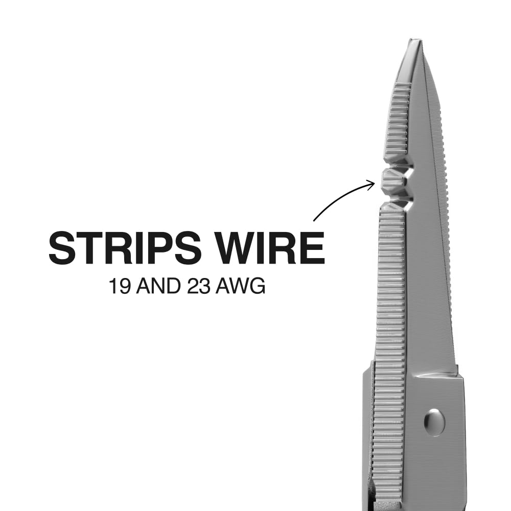 Klein Tools 2100-9 free-fall handle for comfortable repetitive snips.