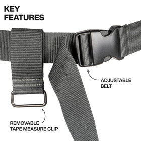 Klein Tools 21022 tool loop supports a large screwdriver for quick swap.