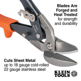 Klein Tools 2401R offset blades in action for clean curves.
