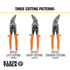 Klein Tools 2402S spring-action lock keeps blades ready for quick use.