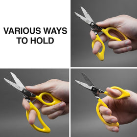 Klein Tools 26001 versatile electrician scissors ideal for electrical and datacom work.