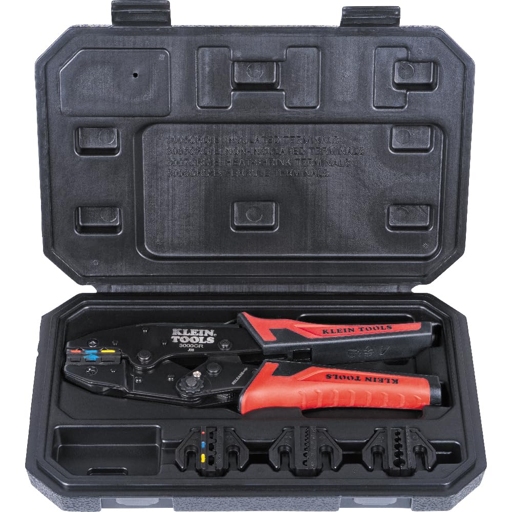 Fine-tuning dial enables precise crimp strength adjustments for consistent results.