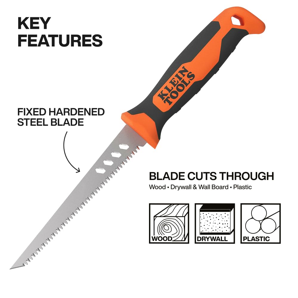 Klein Tools 31711 integrated rasping holes speed material removal