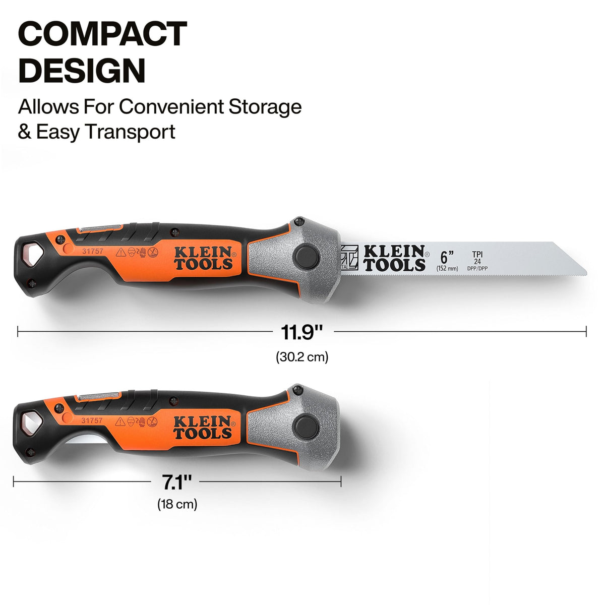 Klein Tools 31757 cushioned base reduces fatigue during cuts