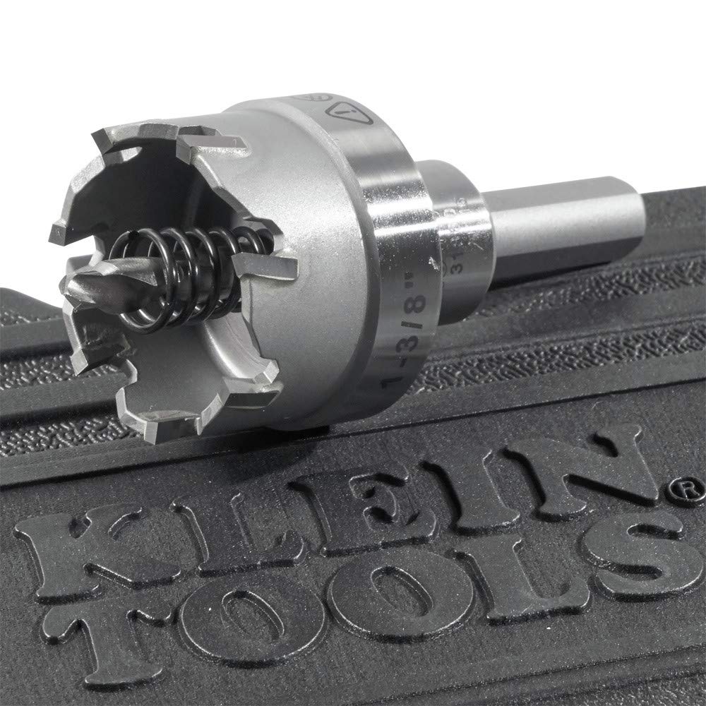 Klein Tools 31872 hole saws demonstrate versatile metal cutting capabilities.