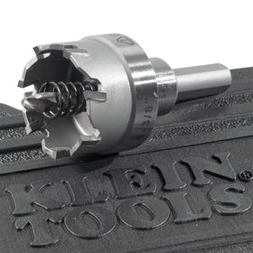 Klein Tools 31872 hole saws demonstrate versatile metal cutting capabilities.