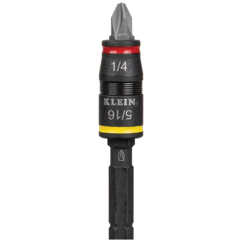 Klein Tools 32303HD hex bit-holder enables rapid bit changes
