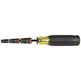 Klein Tools 32303HD bit storage handle keeps bits organized during work