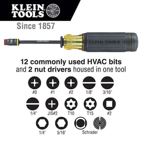 Klein Tools 32304 magnetic bit holder keeps bits secure during work.